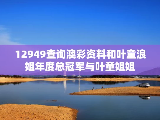 12949查询澳彩资料和叶童浪姐年度总冠军与叶童姐姐