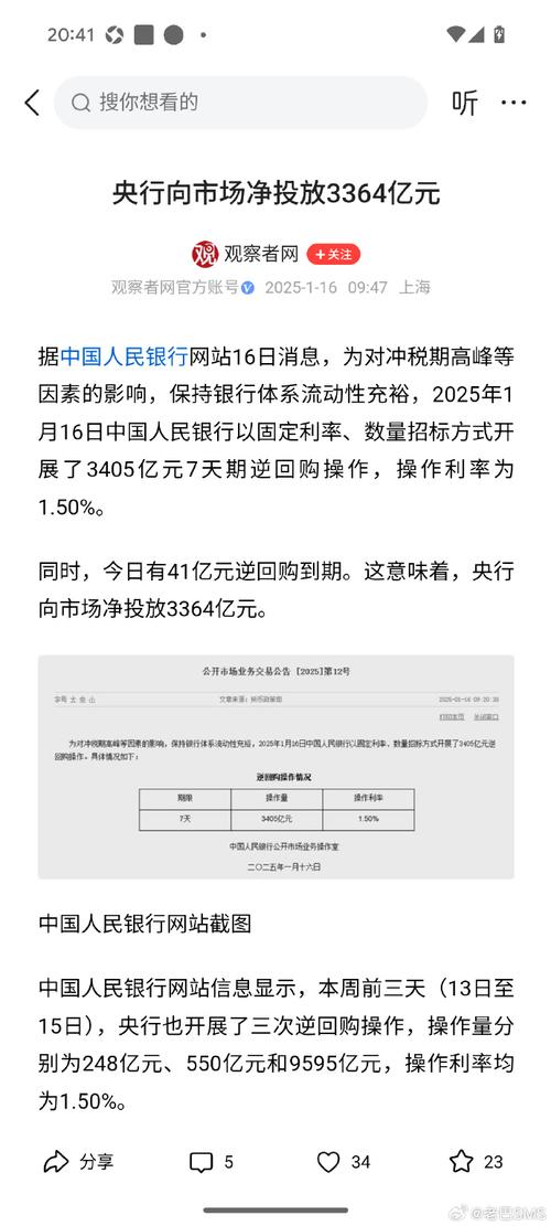2025最新免费资料大全和央行1万亿元逆回购与央行今天逆回购一万两千亿 大家怎么看